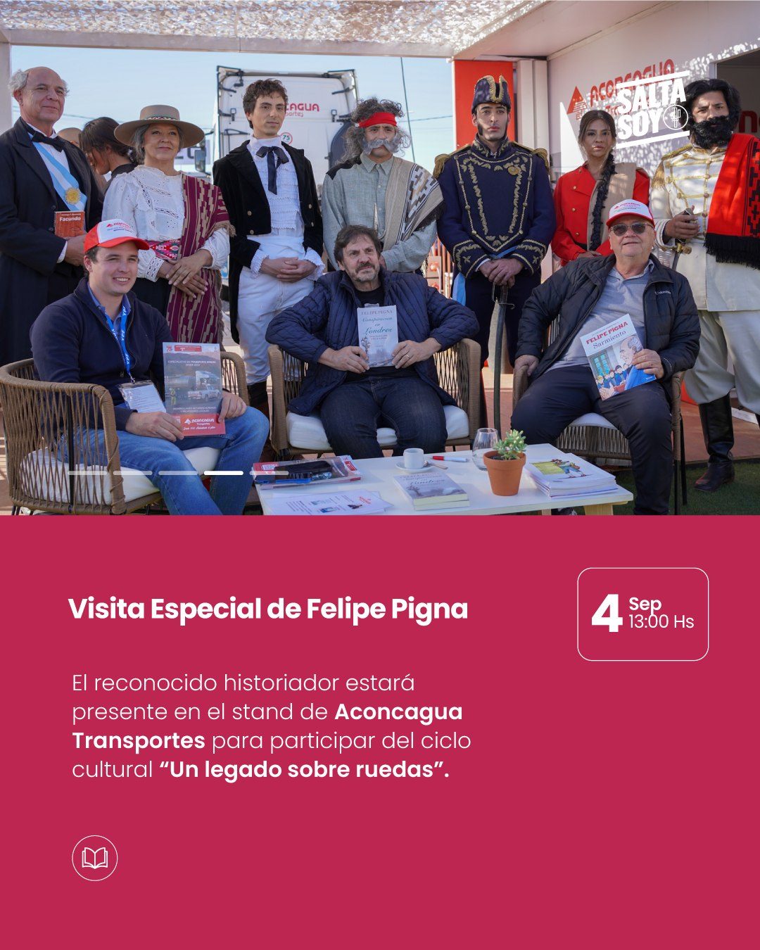 Centro de Convenciones - Día 3 -  Felipe Pigna.