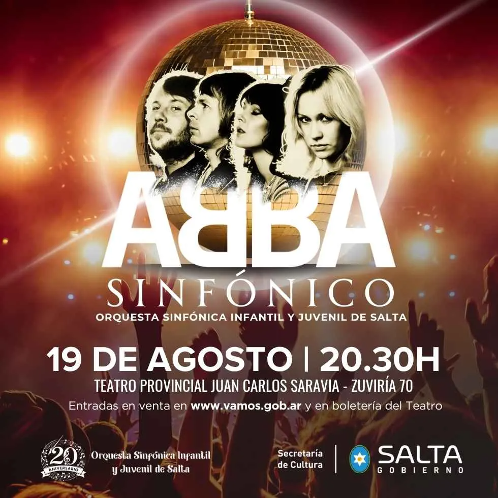 Abba Sinfónico - Orquesta Sinfónica Infantil y Juvenil de Salta.