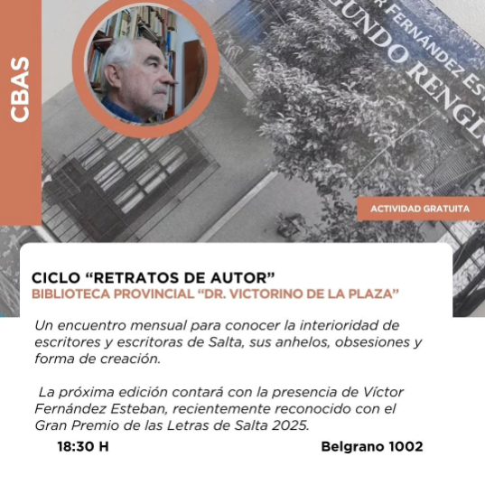 Ciclo "Retratos de Autor" - Víctor Fernández Esteban.