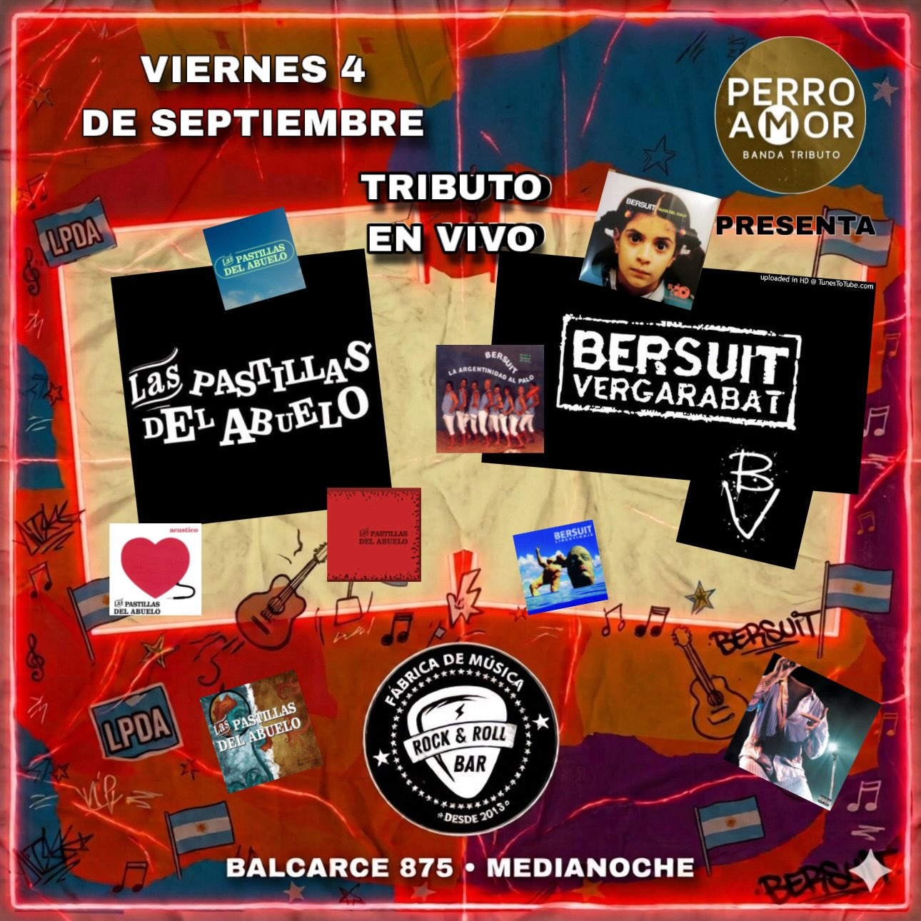 Tributo a Las Pastillas y la Bersuit.