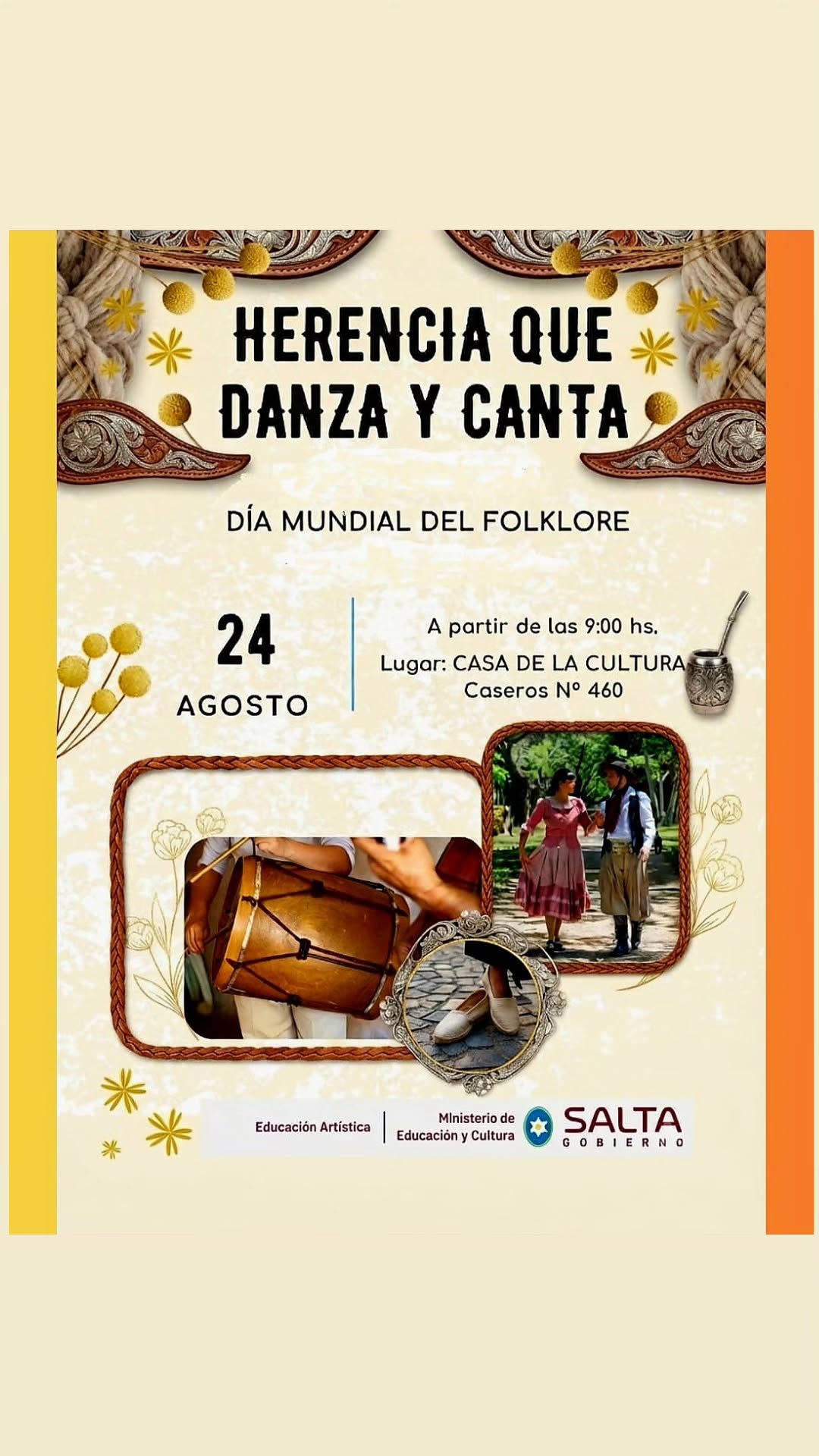 Herencia que danza y canta - Día Mundial del Folclore.