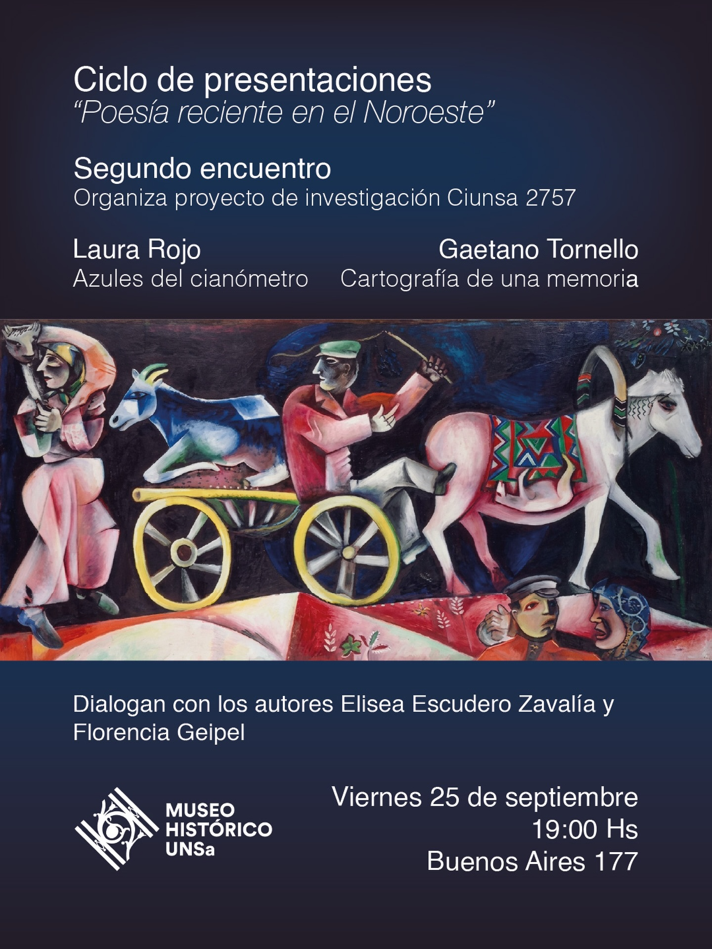 2° Encuentro del ciclo de presentaciones “Poesía reciente en el Noroeste”.