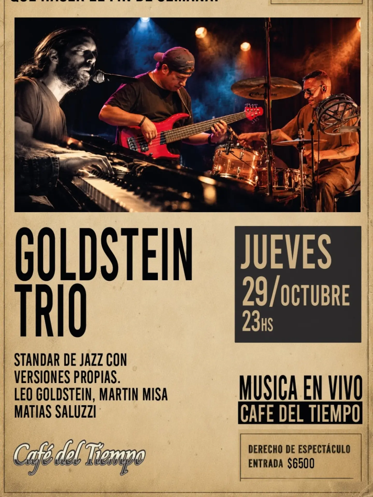 Goldstein Trio en Vivo.