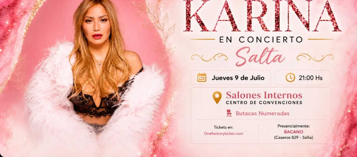 Karina en Concierto - Salta.