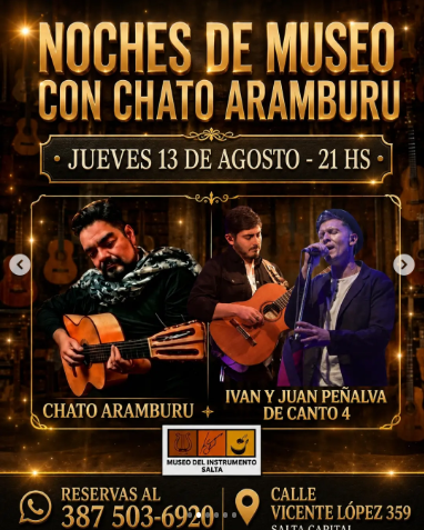 Noches de Museo - Chato Aramburu e Invitados en Vivo.