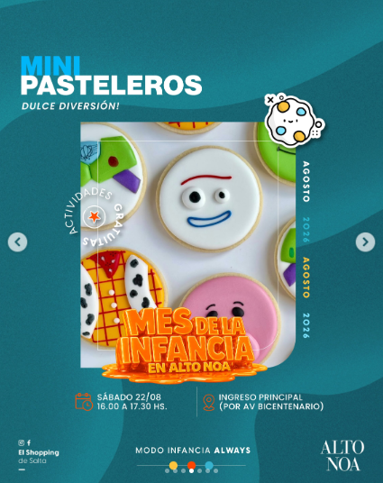 Mes de la Infancia en Alto NOA - Mini Pasteleros.