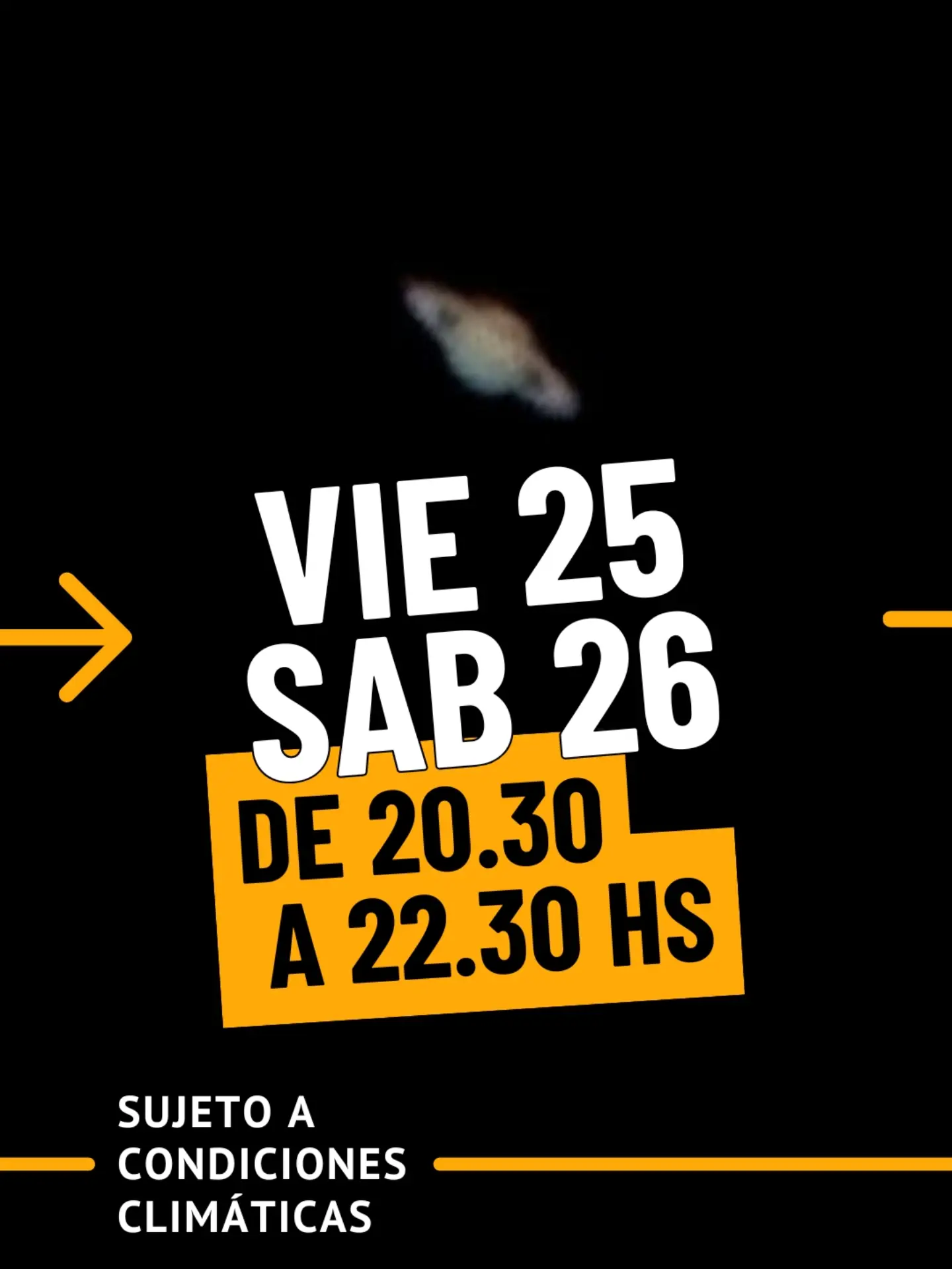 Finde Astronómico en Plaza Alvarado.