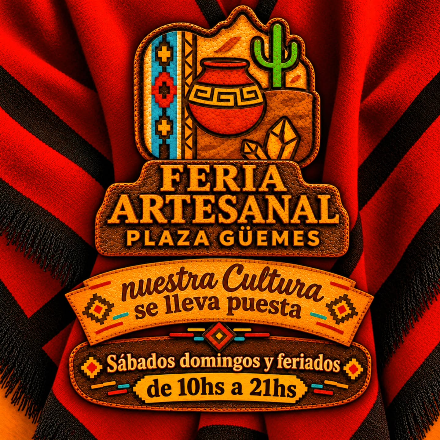 Feria Artesanal - Plaza Güemes.
