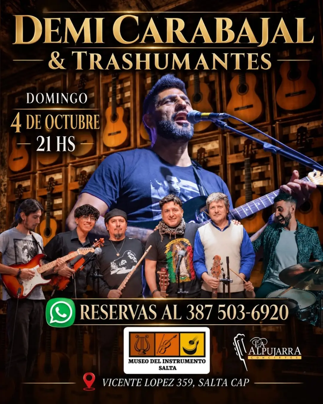 Demi Carabajal en Vivo.