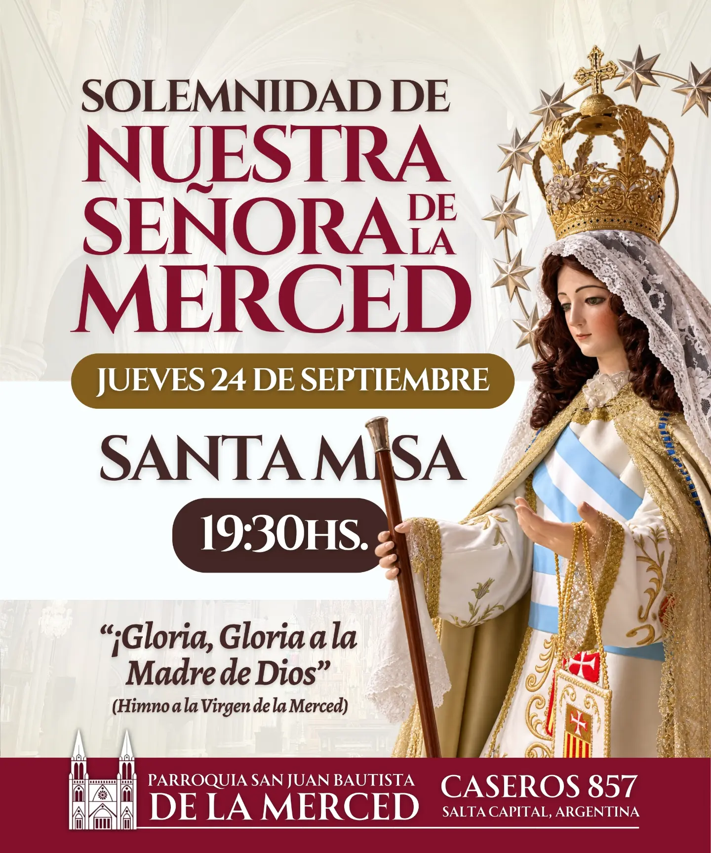 Solemnidad de Nuestra Señora de La Merced - Santa Misa.