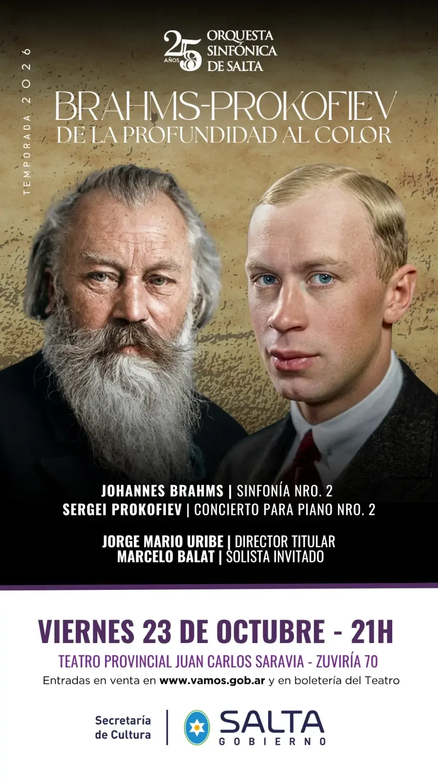 Brahms-Prokofiev: De la profundidad al color