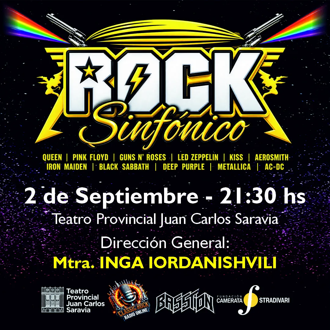 Camerata Stradivari y la Banda Basstion Presentan "Rock Sinfónico".