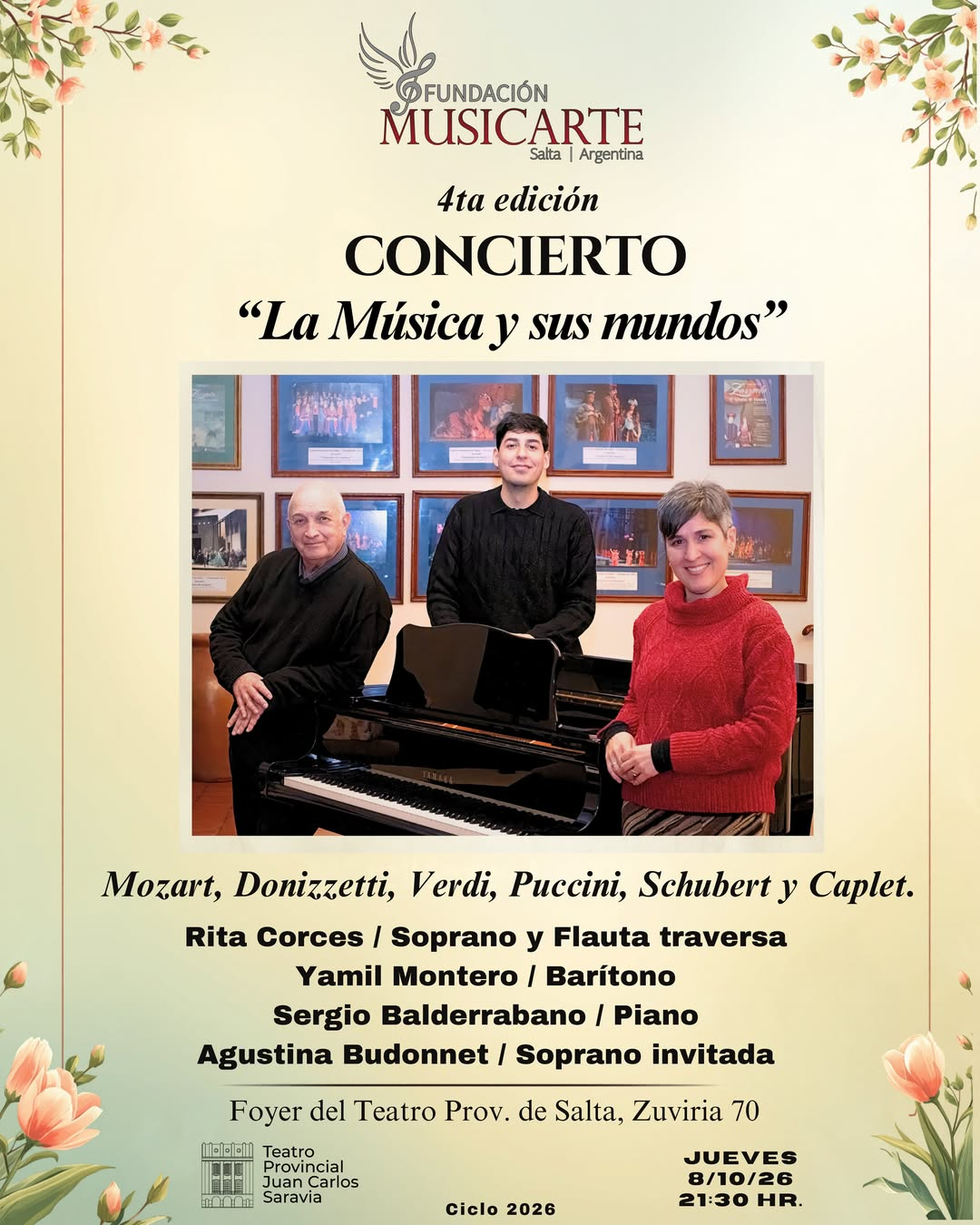 4ta Edición - Concierto "La Música y sus mundos".