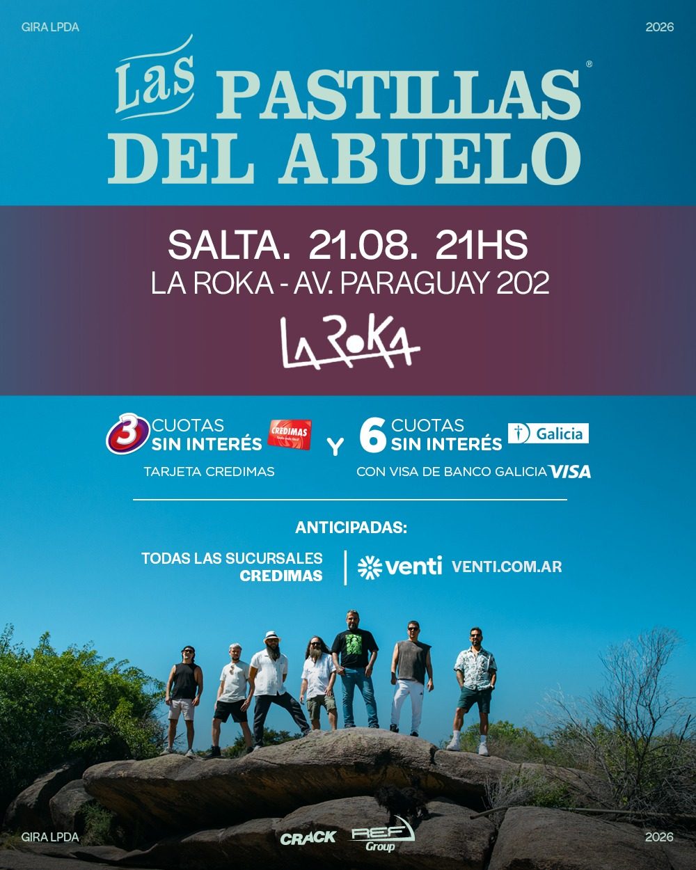 La Pastillas del Abuelo en Salta.