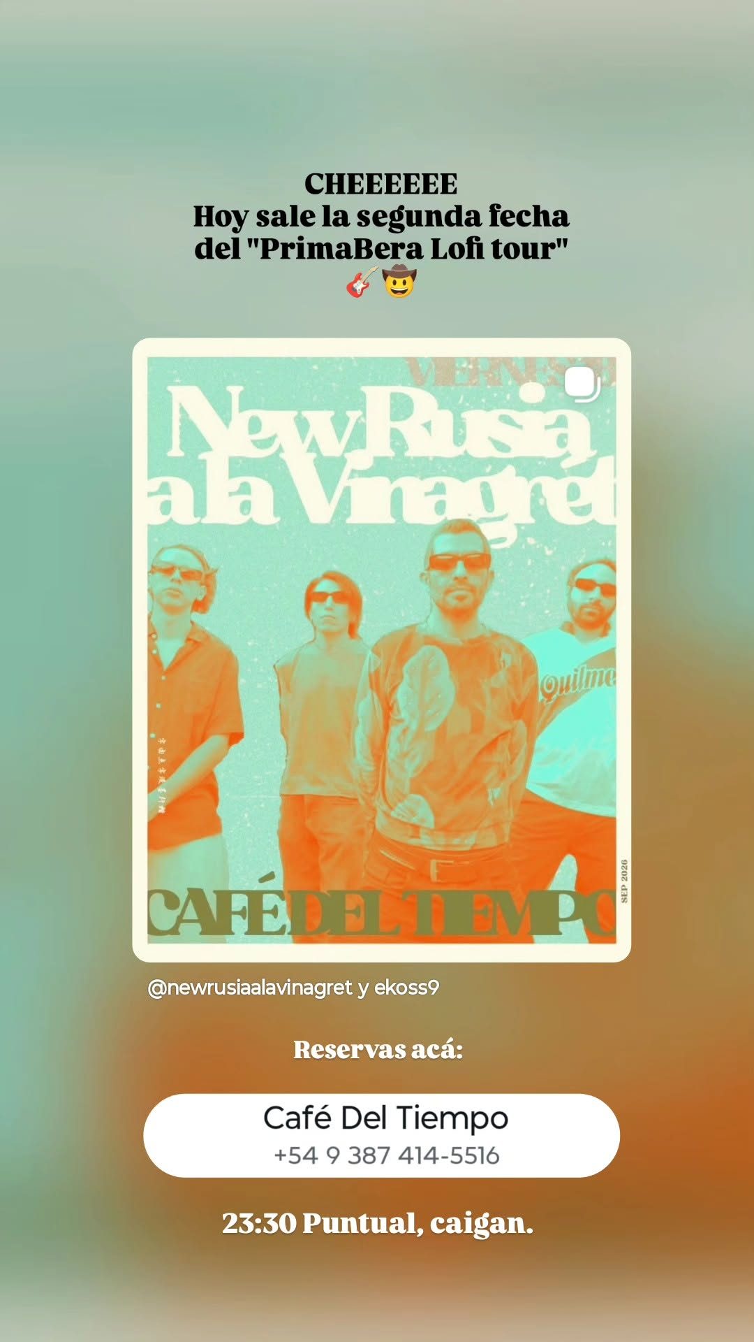 New Rusia a la Vinagret en Vivo.