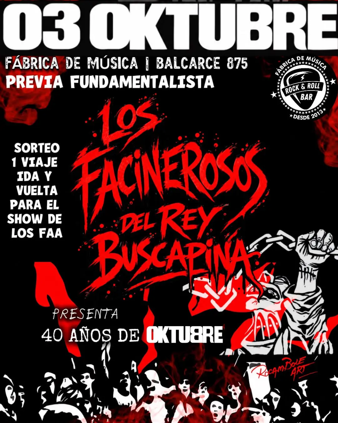 Los Facinerosos del Rey Buscapina - Tributo a Patricio Rey y sus Redonditos de Ricota.