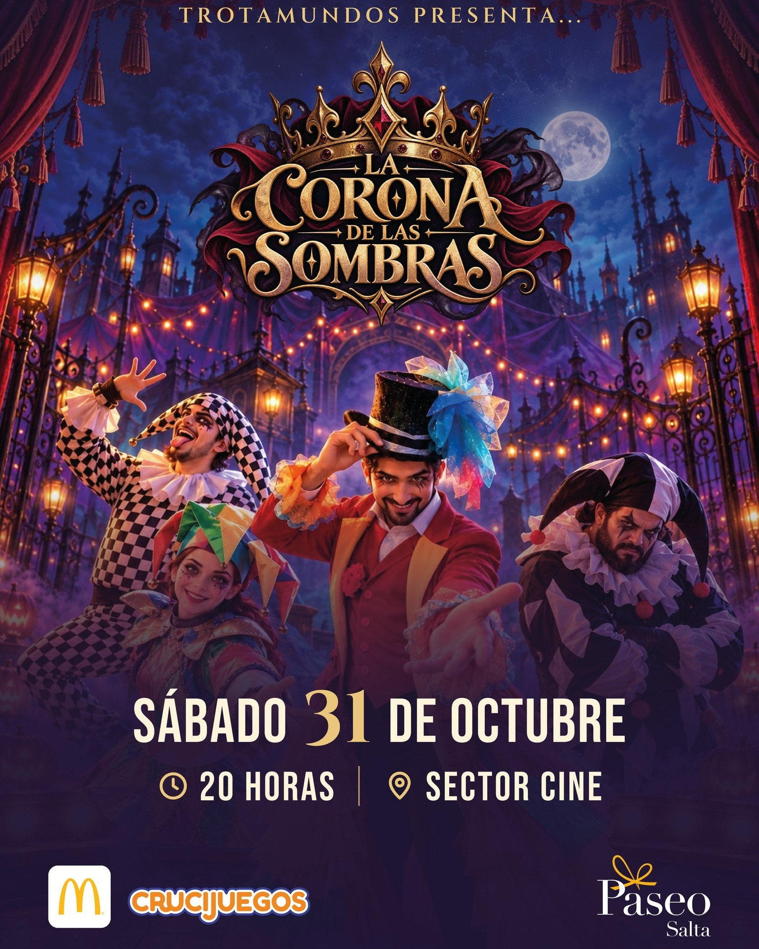 Espectáculo Teatral “La Corona de las Sombras”.