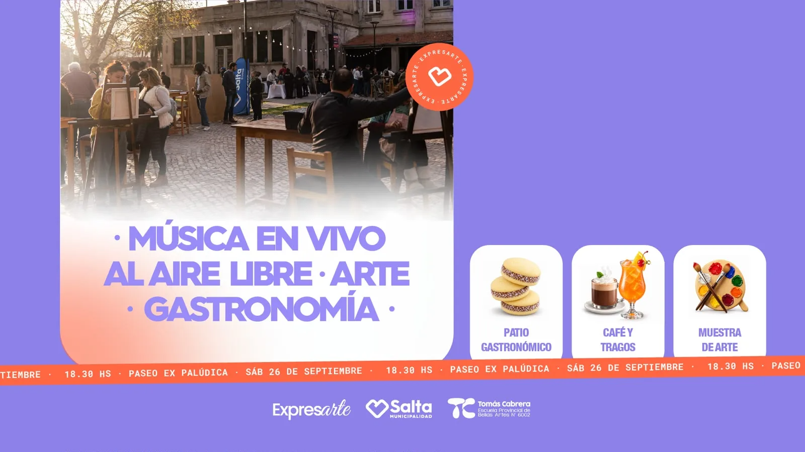 “Expresarte” Inauguración de la Muestra “Trazos y Memoria”.