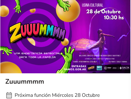 Zuuummmm en Salta.