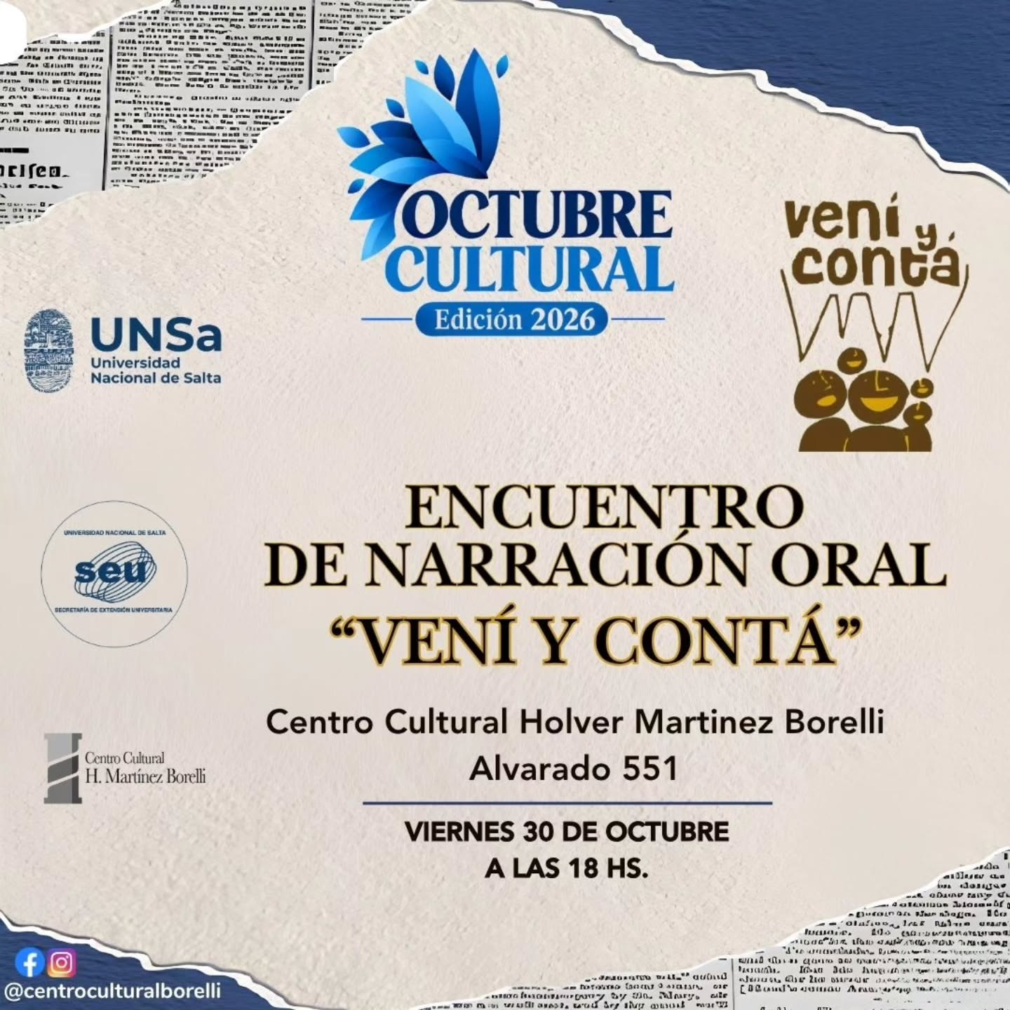 Encuentro de Narración Oral Vení y Contá!