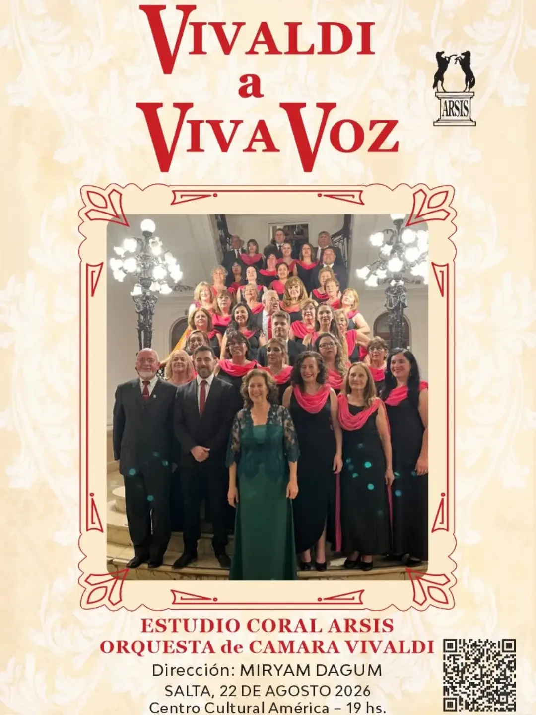 Estudio Coral ARSIS / Orquesta Vivaldi Presentan - Vivaldi a Viva voz.