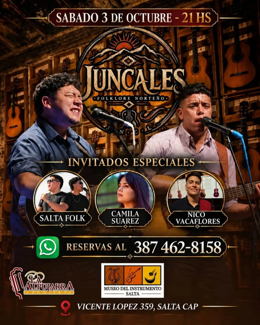 Juncales + Invitados especiales en Vivo.