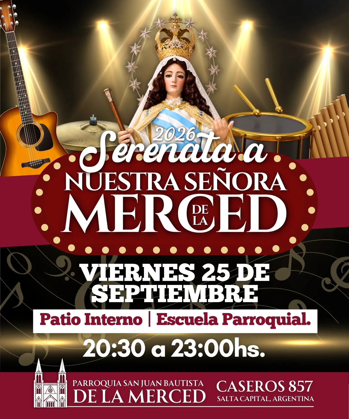 Serenata a nuestra Señora de la Merced.