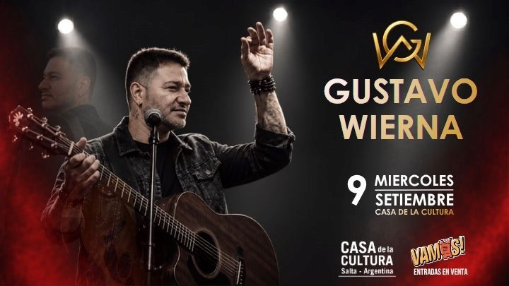 "El Arraigo / Influencias": Gustavo Wierna presenta su nuevo show en Salta.