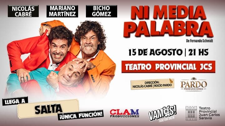 Ni media palabra