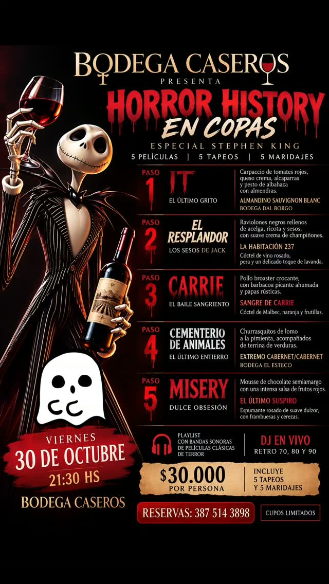 Horror History en Copas - Especial Stephen King.