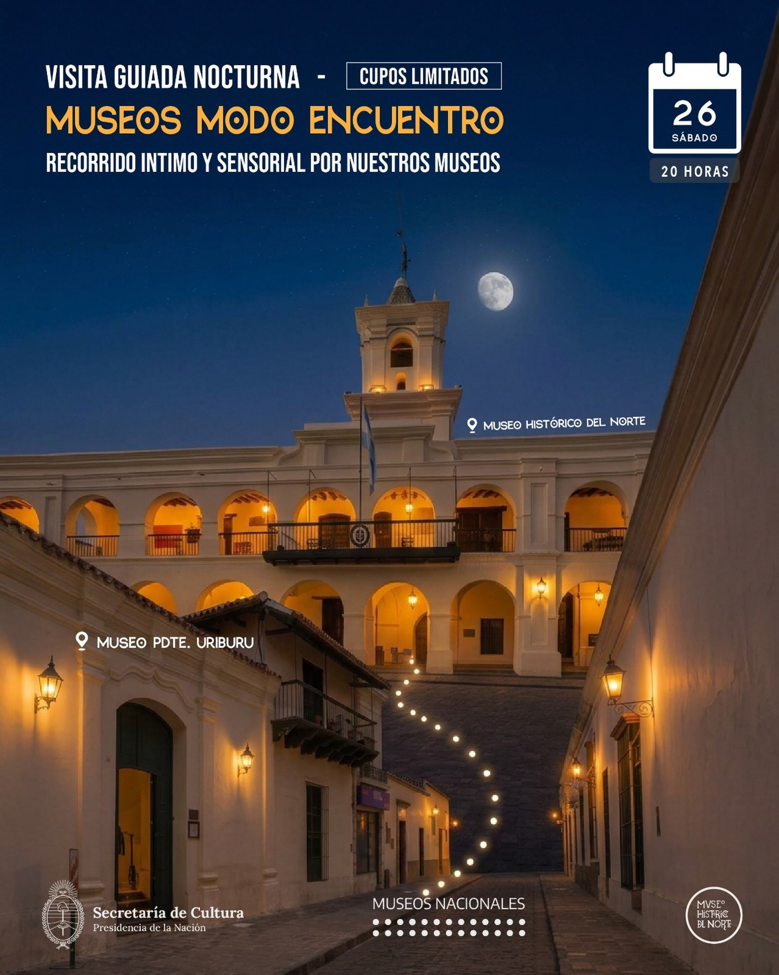 Museos Modo Encuentro - Visita guiada nocturna.