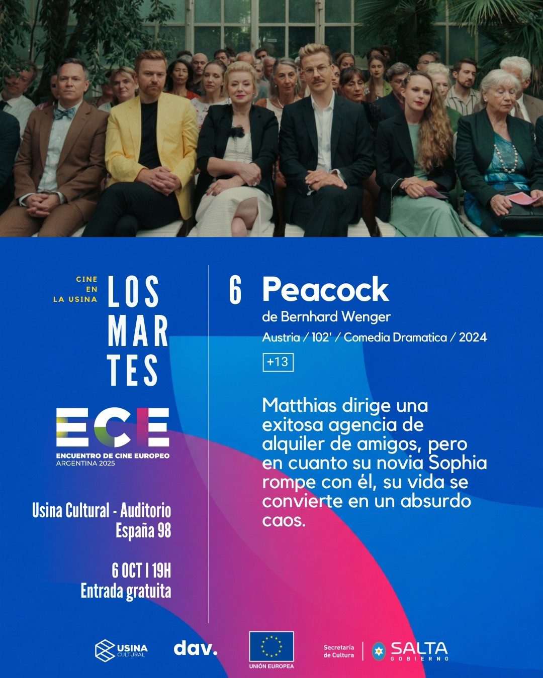 Ciclo de Cine "Los Martes" Presenta - Peacock de Bernhard Wenger.