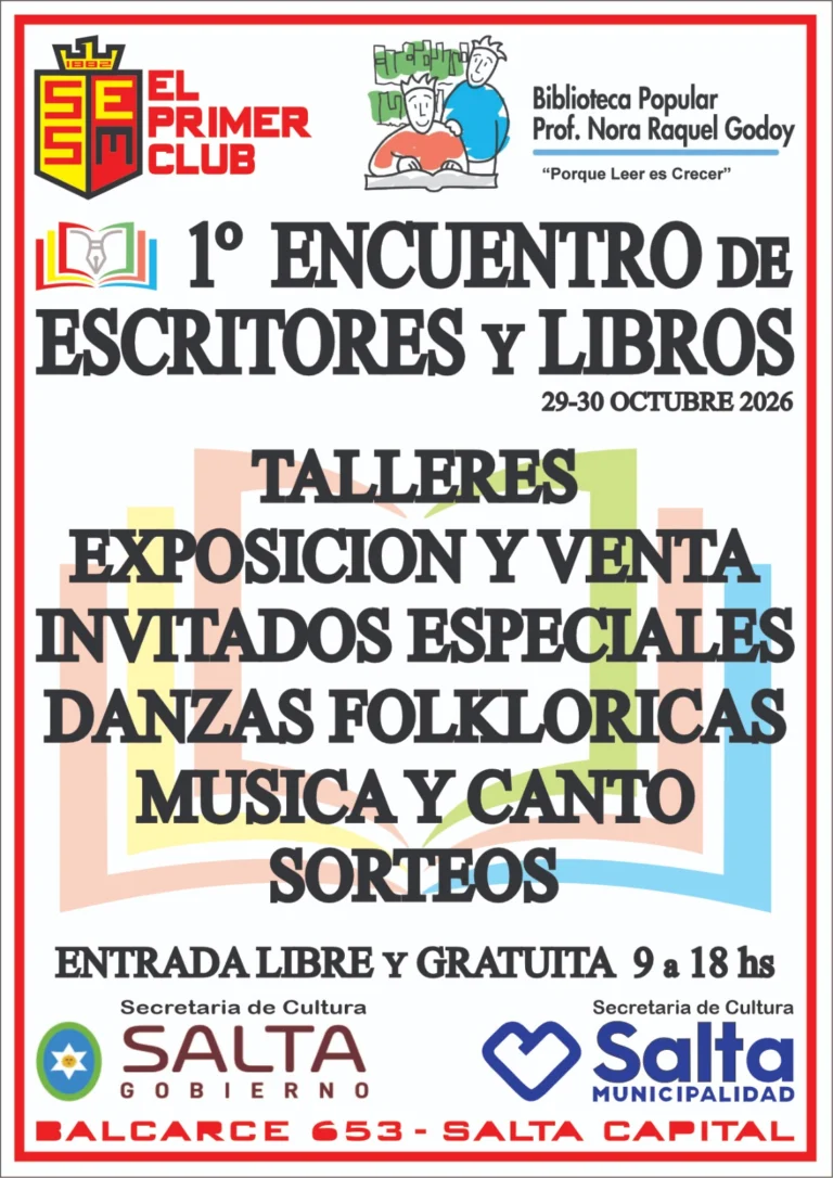 Primer Encuentro de Escritores y Libros.