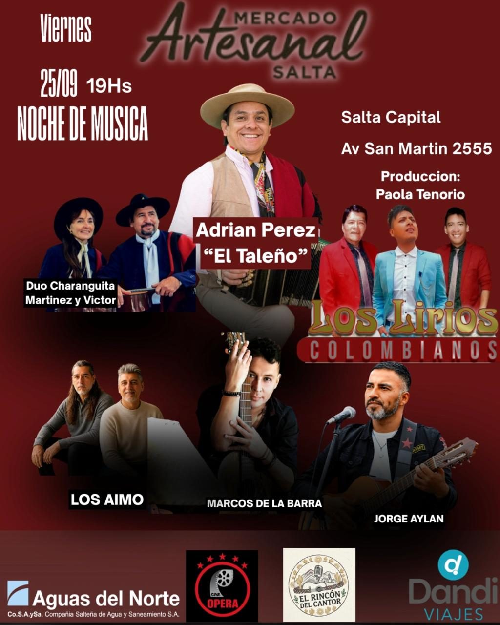 Noche de Música en el Mercado Artesanal.