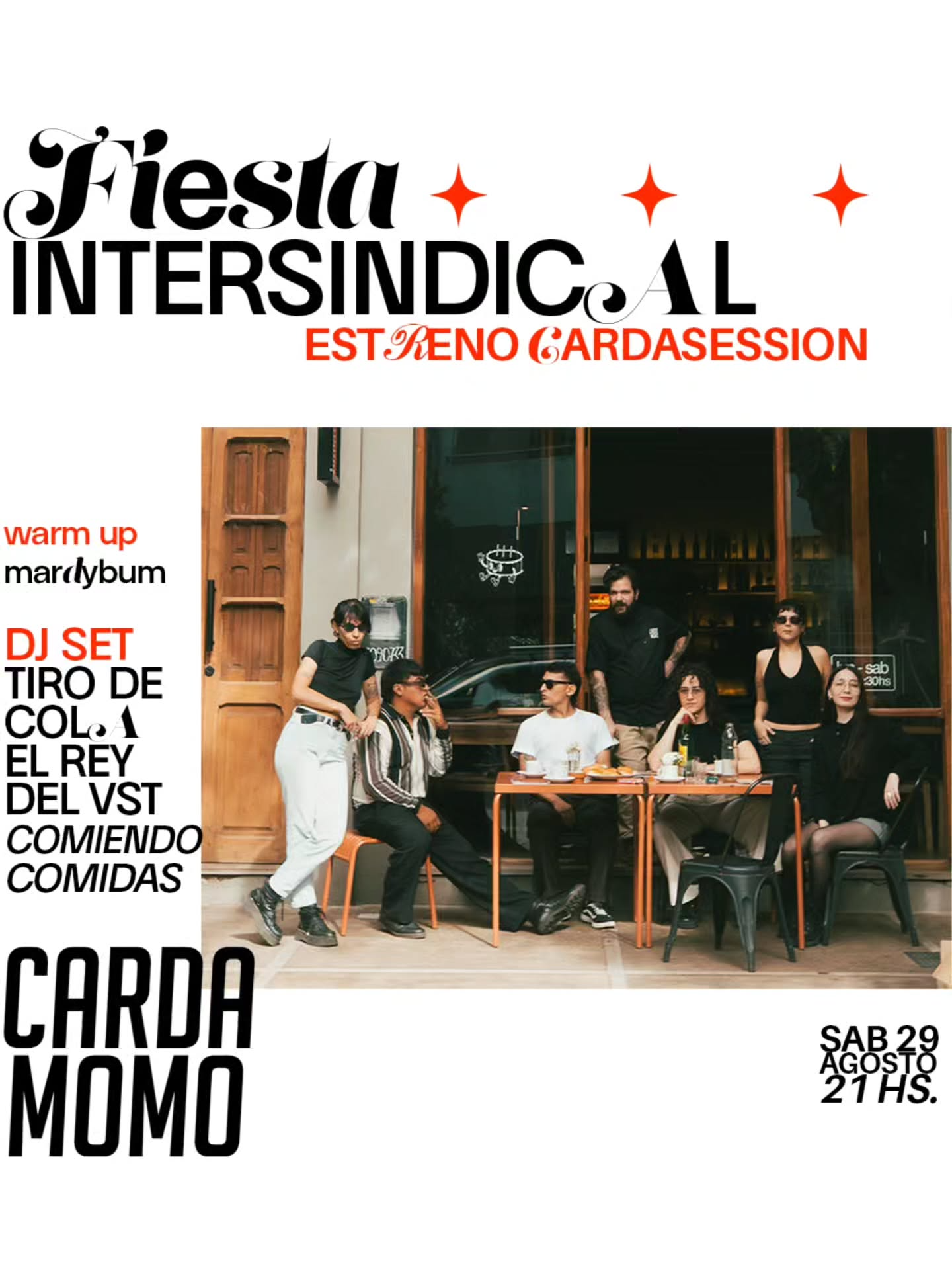 Proyección y Fiesta con Los Intersindicales.
