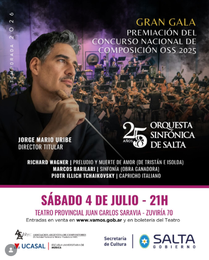 Gala de Premiación del Concurso Nacional de Composición OSS 2025.