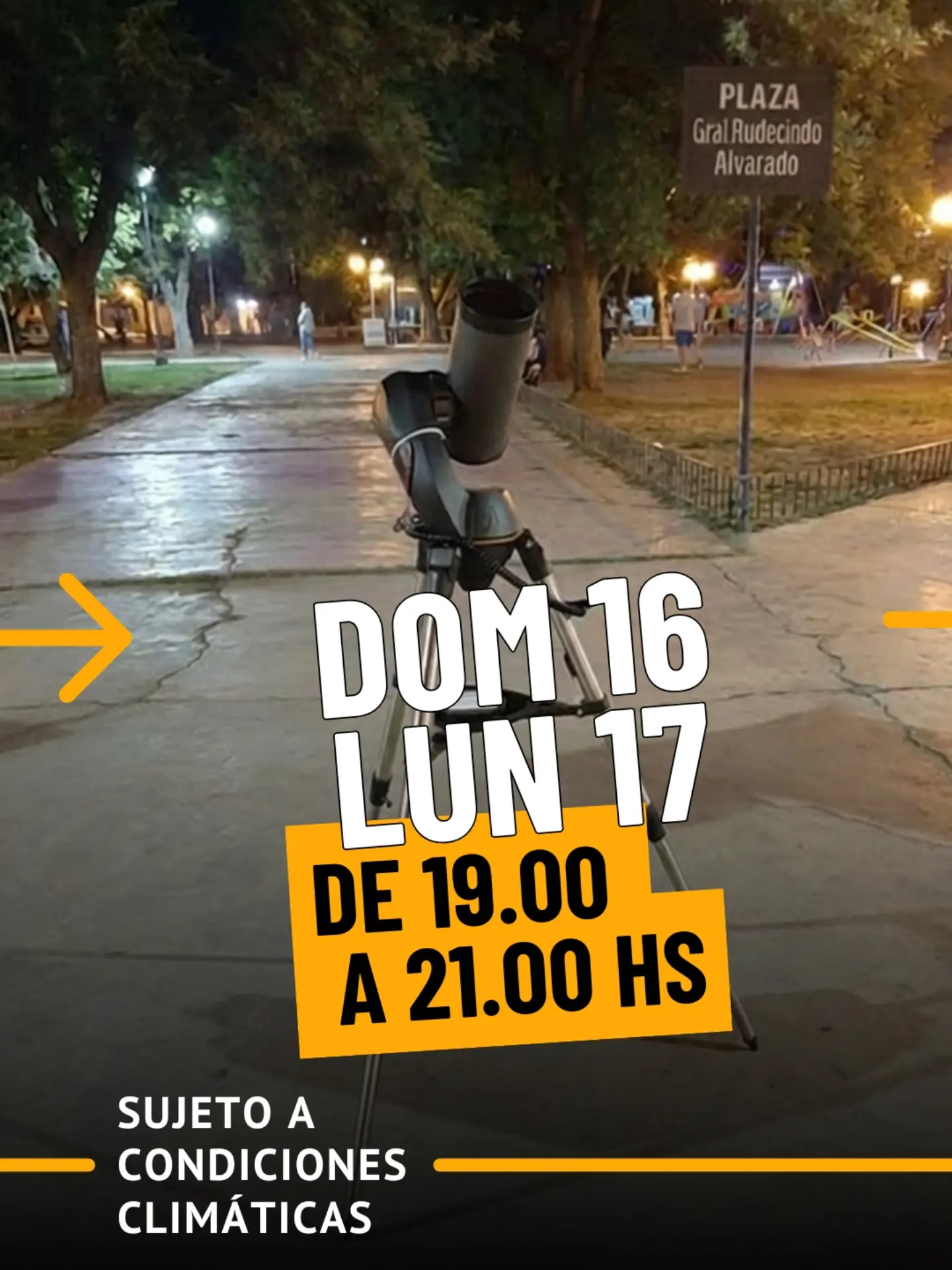 Observación de la Luna.